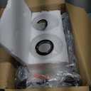 Pack Wall Sconces/Wall Lights, Not Hardwired Brass Gold -White Glass Globe Wall Lamps, Wireless Light Fixture for Bedroom, Living Room, Bathroom, Hallway (Black)