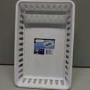 Sterilite Tall Storage Bin, 24.8cm x 16.2 cm x 5.4cm, White 
