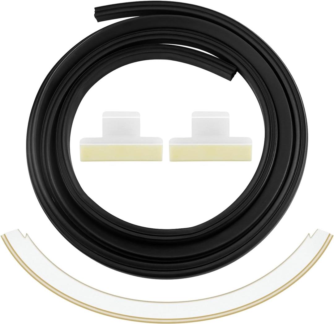 Upgraded 154827601 Dishwasher Door Seal Compatible with Frigidaire Kenmore Dishwasher 809006501 Lower Seal 154701001 Splash Shield Kit Replace AP5690109 PS8260227 154845301 154211801 by Cenipar