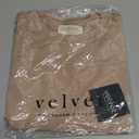 Velvet by Graham & Spencer Women's Solana by Jenny Graham Crew Neck TeeT-Shirt (Small, Nude)
