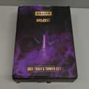 DND Dice Tray and Dice Tower with Storage, 3 in 1 Dice Rolling Tray with Lid, Portable Dice Box Storage, DND dice Holder for Dungeons and Dragons D&D RPG MTG Table Games - Purple