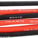 YLP 5pairs Tamiya Plug Male Female Connector Adapter Cable 14awg 10cm for RC Car Lipo Battery Charge