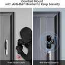 2025 Upgrade for Blink Doorbell Mount,Stainless Steel Anti Theft Blink Doorbell Camera Mount for New Video Doorbell 2nd Gen, Doorbell Holder Bracket No Block Sensor