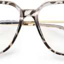 VISOONE 2 Pack Oversized Blue Light Blocking Glasses with Chic Square TR90 Frame and Metal Temple for Women Men REMY