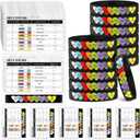 Landical 40 Sets Nurse Week Gift 2026 Phlebotomy Essentials Order of Draw Badge Card and Silicone Bracelets Phlebotomist Practice Kit for Student Nursing School Class Supplies Graduation Gift