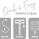 Quick Shine Multi Surface Concentrated Floor Cleaner 27oz Use on Hardwood, Laminate, Luxury Vinyl Plank LVT, Tile & Stone Dirt Dissolving & Powerful Cleaning Makes 27 Gallons