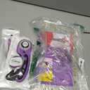 Nicecho Rotary Cutter Set,Sewing Quilting Supplies,45mm Fabric Cutters,A3 Cutting Mat for Sewing,Acrylic Rulers,Scissors,Exacto Knife,Clips,Beginners Sewing Accessories,Fabric Cutter Kit