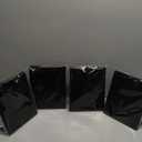 V
Hiceeden 4 Pack Velvet Ring Display Stand, 50 Slots Rings Organizer Jewelry Display Tray, L-Shaped Ring Holder Display for Selling Earrings Rings, Black