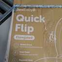 Jool Baby Quick Flip Toilet Seat with Built-in Potty & Splash Guard for Toddler Training, Slow Close (Elongated)