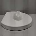 KOHLER 25875-0 Hyten 3" Height, Elevated Soft Close Elongated Toilet Seat, Contoured Seat with Grip-Tight Bumpers, Quick-Attach Hardware, No Slam Toilet Seat, White