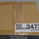 Reli. 50 Pcs Plastic Dessert Plates, Disposable (7.5 inch, White w/Gold Rim) | Small Plates for Party, Heavy Duty | Hard Plastic, for Dessert, Wedding, Birthday, Salad/Appetizer (7.5")