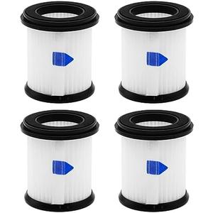ilovelife 4PCS HEPA Filter with Mesh Filter Replacement for INSE N5S N5T S6T S6P Pro S610/TMA T120 T121 T151 T150 T220 T210 T181 T180 T220 Cordless Vacuum Cleaner, White