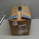 NEWBULIG 37.4x37.4 Inch Dog Bed Large Sized Dog, Donut Shape Cat Beds for Indoor Cats with Washable, Anti-Slip, Faux Fur (Brown)