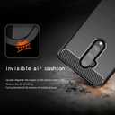 Sidande Case for OnePlus 7T Pro 5G Case, HD1925 Case, Ultra Slim Phone Cover with Shock-Absorption Carbon Fiber TPU Rubber Protective Cases for OnePlus 7T Pro Black