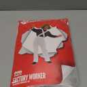 fun shack Kids Chocolate Factory Worker Costume, Boys Halloween Movie Character Chocolate Factory Outfit (X-Large)