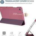 ProCase Smart Case for Galaxy Tab A11+ Plus/A9+ Plus 11 Inch, Slim Stand Hard Back Shell Protective Tablet Cover Folio Case for 11" Galaxy Tab A11+ Plus 2025/A9+ Plus 2023 -Wine