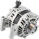 KAC Alternator For 2008-2011 Ford Focus, 2009-2012 Escape 2.5L L4, 2010 Fusion, 2010-2013 Transit Connect, 2009-2011 Mercury Mariner, 2010 Milan, 2009-2011 Tribute 11272N 12V 150Amp CW 6-Groove Pulley
