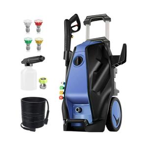 5000PSI 4.0GPM Heavy Duty Power Cleaner with 33 FT Extension Hose, 4 Quick Connect Nozzles and Foam Cannon for Cars/Fences/Driveways/Patios/Home Cleaning, Blue