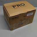 PRO BIKE TOOL Bike Rack Garage Wall Mount - Durable Alloy Bicycle Storage System with Adjustable Hook Hanger for Indoor Use - Ideal for Road, MTB, and Hybrid Bikes - Holds Up to 48.5 lbs, Black (Pack of 1)