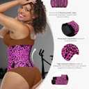 FeelinGirl Waist Trainer Belt Waist Cincher Trimmer Ab Belt Tummy Control Body Shaper with Triple Wrap Women and Men (Pink, XXXL)