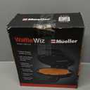 Mueller Heart 5 Waffle Maker, Waffle Iron, Adjustable Browning Control & Nonstick, Cool Touch Handle, Easy to Clean, Small Kitchen Appliances