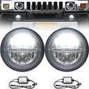 H2 LED Fog DRL Daytime Running Lamp Light Assembly for H-ummer H2 2003 2004 2005 2006 2007 2008 2009 12V/10W Xenon White LED Halo Ring Driving Running Lights Lamps CE/E4/RoHs OEM 15258697 15205899