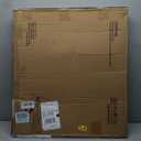 Smuxee Fully Assembled Black Luggage Rack, Foldable Iron Suitcase Stand with 5 Nylon Straps, Luggage Holder with Shelf for Guest Room Bedroom Hotel