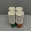 Yaomiao 100 Pcs Christmas Face Paper Cups, 9 oz Disposable Coffee Cup Santa Snowman Elk Elf Christmas Cups Xmas Party Drinkware Supplies for Drinking Tea Cocoa Cold Hot Drinks Holiday Xmas Daily Use