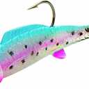 Northland Mimic Minnow Shad-Pack of 6 (1/4 OZ, Blue/Pink)
