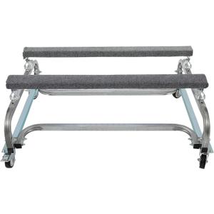 ECOTRIC 1000 LBS Capacity Watercraft PWC Dolly Boat Jet Ski Stand Storage Trailer Watercraft Cart Watercraft Dolly PWC Dock Slipway Cart Adjustable Bunks W/ 4 Casters and 2 Brakes