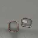 Goton 2-Pack Bling Case for Apple Watch Series 11/10 Screen Protector 42mm, Women Glitter Diamond Rhinestone Bumper Face Cover for iWatch Accessories 42 mm (StarlightRose Gold)