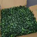 Grass Wall Panels 12 Pcs 10"x 10" Grass Wall Backdrop Panels Artificial Boxwood Greenery Wall Backdrop Privacy Hedge UV Protected for Indoor Outdoor Garden Backyard Party