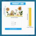 Smile Summer Indoor Decorations Wooden Decor, Sunflower Gnome, Sign for Home Tabletop Centerpiece Mantel Shelf Fireplace