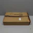 FNBAR Corner Floating Shelves, Rustic Brown Wood, Set of 2, Wall Mount Storage with Guardrail for Bathroom Kitchen Living Room