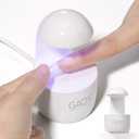 GAOY Mini UV Light for Gel Nails, Small Curing Light, Eggshell LED Nail Lamp, Fast Curing, White