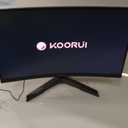 KOORUI 27 Inch Curved Gaming Monitor, Full HD 1080p 1500R 180Hz Computer Monitor, 99% sRGB, Adaptive Sync, Display Port 1.2x1 & HDMI 2.0x2, Eye Care, VESA Compatible, Black 27E6CA