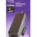 Philips Direct Plug Power Inverter 3 AC Outlets 1 USB-A 1 USB-C 150W, Black