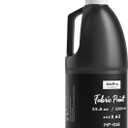 Nicpro Black Fabric Paint for Furniture with Pump, 33.8 fl oz Fabric Paint for Clothes Permanent, Soft Rich Pigment Non-Toxic Textile Paint for Fabric DIY Crafts T-shirt Shoes Jeans for Kid Adult