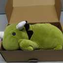 SQEQE Weighted Dinosaur Plush, Weighted Dinosaur Stuffed Animal, Dino Plushies Pillow Toy Gift for Kids Adults 13.8 Inch, 1.6 Lbs