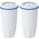 Water Filter Replacement by NUTTUTO Compatible with Zero Pitcher and Dispensers, for ZR001, ZR017 ZP006 ZD013 ZS008, Multistage Filtration System to Reduce Lead, TDS, PFOA/PFOS, Chlorine, 2 Packs