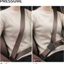 4 Pack Seat Belt Comfort Pad Clips, Adult Neck Relief & Shoulder Protector for Seat Belt Webbing, Anti-Slip Snap Design, Universal Fit for Sedan, SUV, MPV, Truck, RV