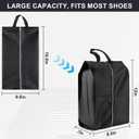 Shoe Bags for Travel, 6 Pack Extra Durable Travel Shoe Bags for Storage and Packing, Reusable Water-proof Shoe Bag with Smooth Zipper, Portable Travel Essentials