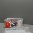 Utility Slim Storage Cart, 4-Tier Storage Cart, Narrow Cart with Handle, 7.1 Inches Deep, Metal Frame, for Kitchen, Dining Room, Living Room, Home Office, Rustic Brown and Classic (4 Tier White)