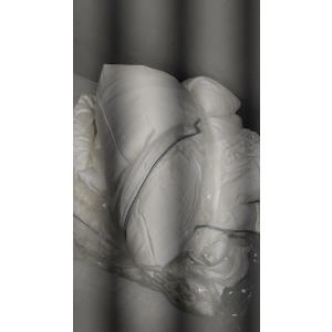 HOMBYS Lightweight Cooling Comforter King Size,100% Rayon Derived from Bamboo Shell Down Alternative Duvet Insert,White Soft Summer Comforter for Hot Sleepers,8 Corner Tabs (106x90)