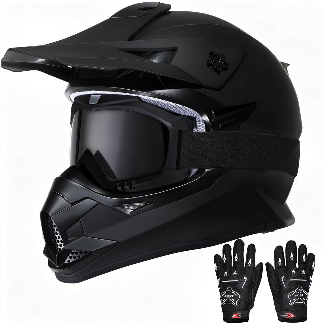 Kids Dirt Bike Helmets Youth ATV Helmet, Kids Motocross Helmet DOT Approved Large