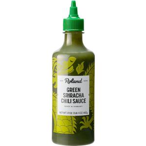 Roland Foods Green Sriracha Chili Sauce, Specialty Imported Food, 17 Ounce, Pack of 2 (EXP 09/30/26)