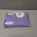 Spooky Bat Luggage Cover 18-32 Inch - Purple Background Ghost & Bats Suitcase Protector, Reusable for Halloween Travel