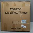 TOBTOS UPF 50+ Pop Up Beach Tent, Easy Set Up Beach Umbrella, Sun Shelter for 2-3 People UV Protection Portable Sunshade, Baby Canopy Cabana, Lightweight with Carry Bag, One Size