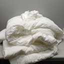 Litanika White Comforter Set Queen Size, 3 Pieces Lightweight Solid Bedding Comforter Set, All Season Fluffy Bed Set (90x90In Comforter & 2 Pillowcases)