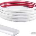 Art3d 25 Ft Peel and Stick Trim for Backsplash Tile Edge, Self-Adhesive Liner for Corner Decor in White